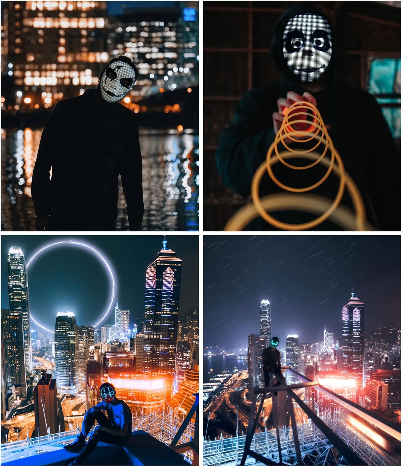 Phantom Mask - Transforming LED Mask with App Control