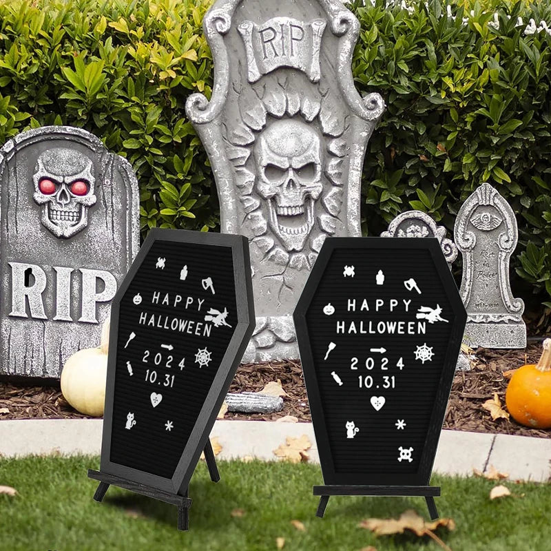 Spooky Board - Coffin Letterboard