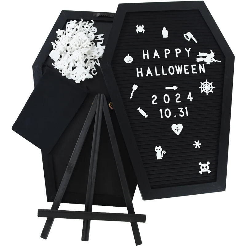 Spooky Board - Coffin Letterboard
