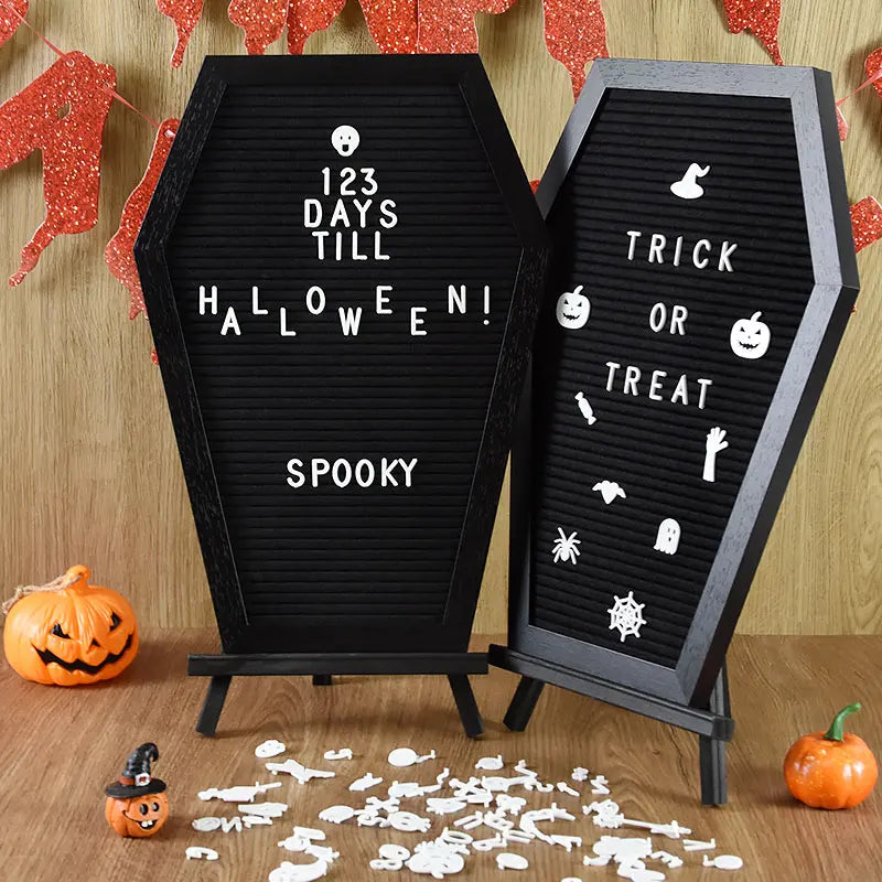 Spooky Board - Coffin Letterboard