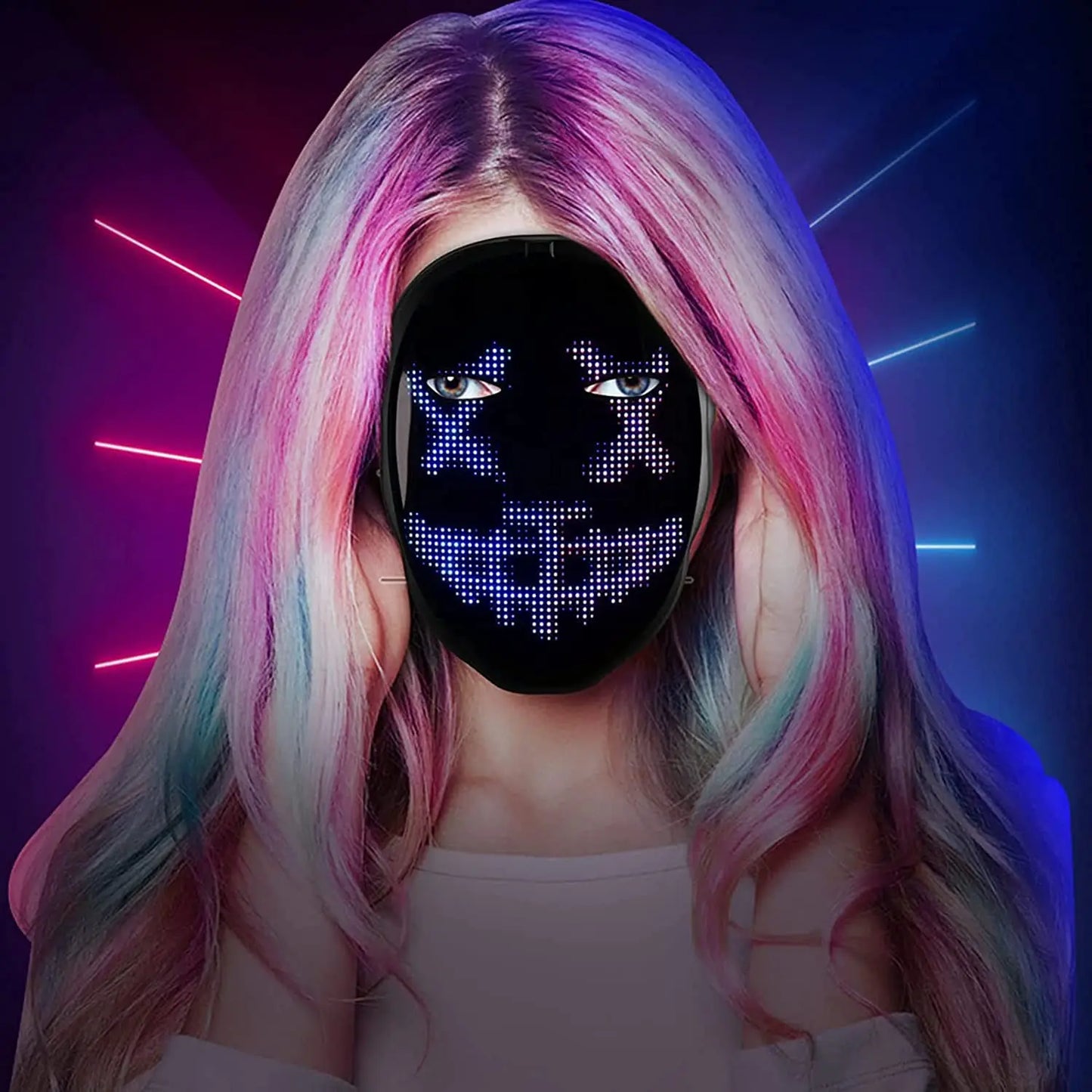 Phantom Mask - Transforming LED Mask with App Control