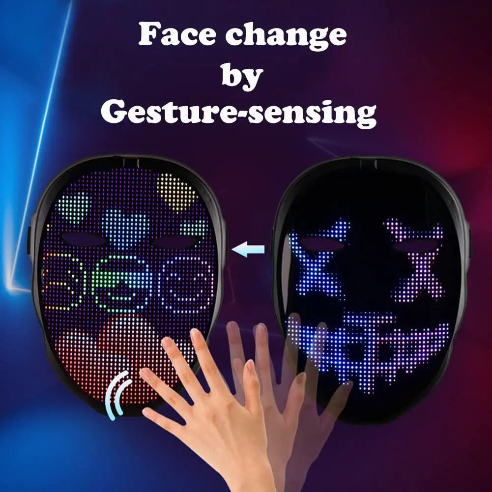 Phantom Mask - Transforming LED Mask with App Control
