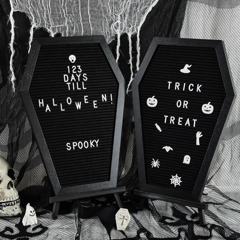 Spooky Board - Coffin Letterboard
