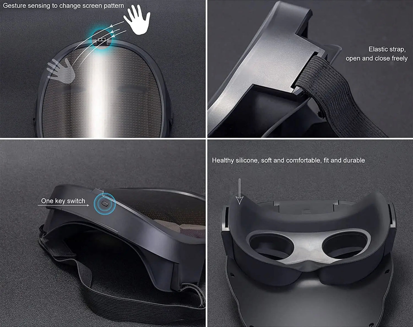 Phantom Mask - Transforming LED Mask with App Control